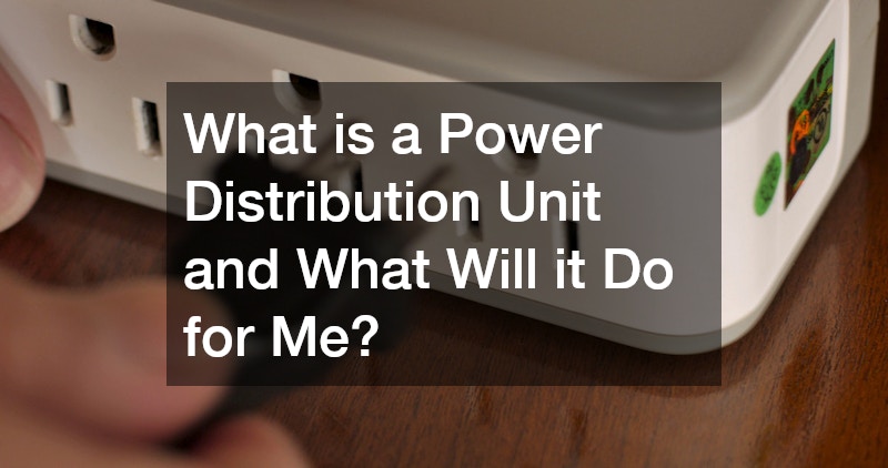 What is a Personal Distribution Unit and What Will it Do for Me?